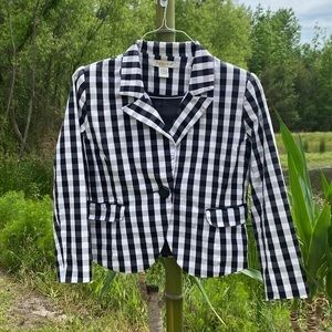 Tweeds Blazer black white